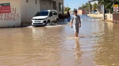 Tarımsal sulama suyu caddeleri göle çevirdi