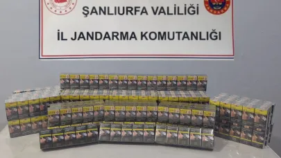 Şanlıurfa'da sigara kaçakçılarına operasyon