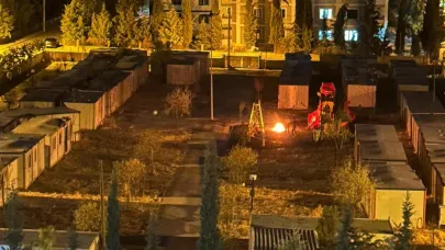 Boşaltılan konteyner kent, madde bağımlılarının yuvası haline geldi