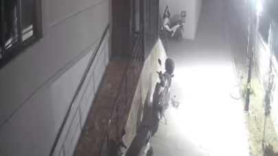 Bisiklet hırsızlığı kamerada