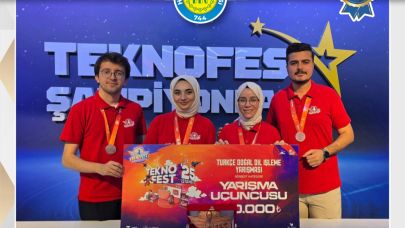 Harran Üniversitesi Mezunları TEKNOFEST 2025’te Türkiye Üçüncüsü