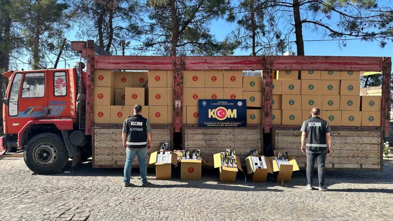 3 milyon kaçak makaron ele geçirildi