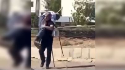 Şanlıurfa'da hasta personelinden alkışlanacak hareket (VİDEO)