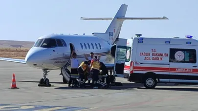 Ağır yaralanan Elifsu için ambulans uçak havalandı