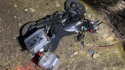 Motosiklet ineğe çarptı: Sürücü hayatını kaybetti, inek telef oldu