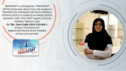 HRÜ’lü akademisyene uluslararası jüriden bronz madalya