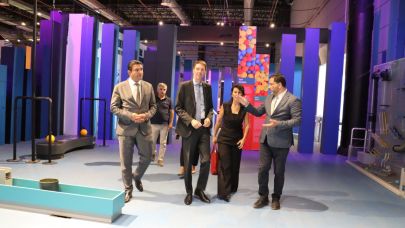 AB Delegasyonu Başkanvekili Şanlıurfa Bilim Merkezi’nde  (VİDEO)