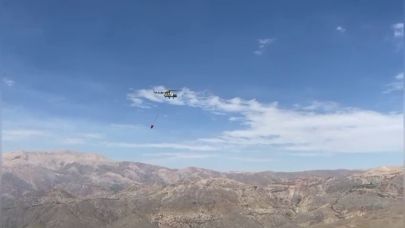 Yangın kontrol altına alınarak söndürüldü: 6 helikopterle müdahale edildi