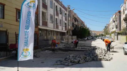 Haliliye Belediyesi yol yapım çalışmalarını sürdürüyor