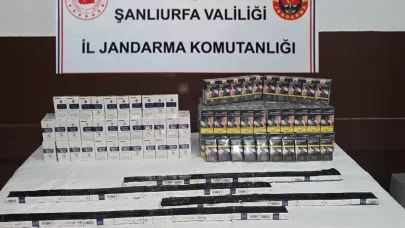 Şanlıurfa’da kaçak sigara operasyonu