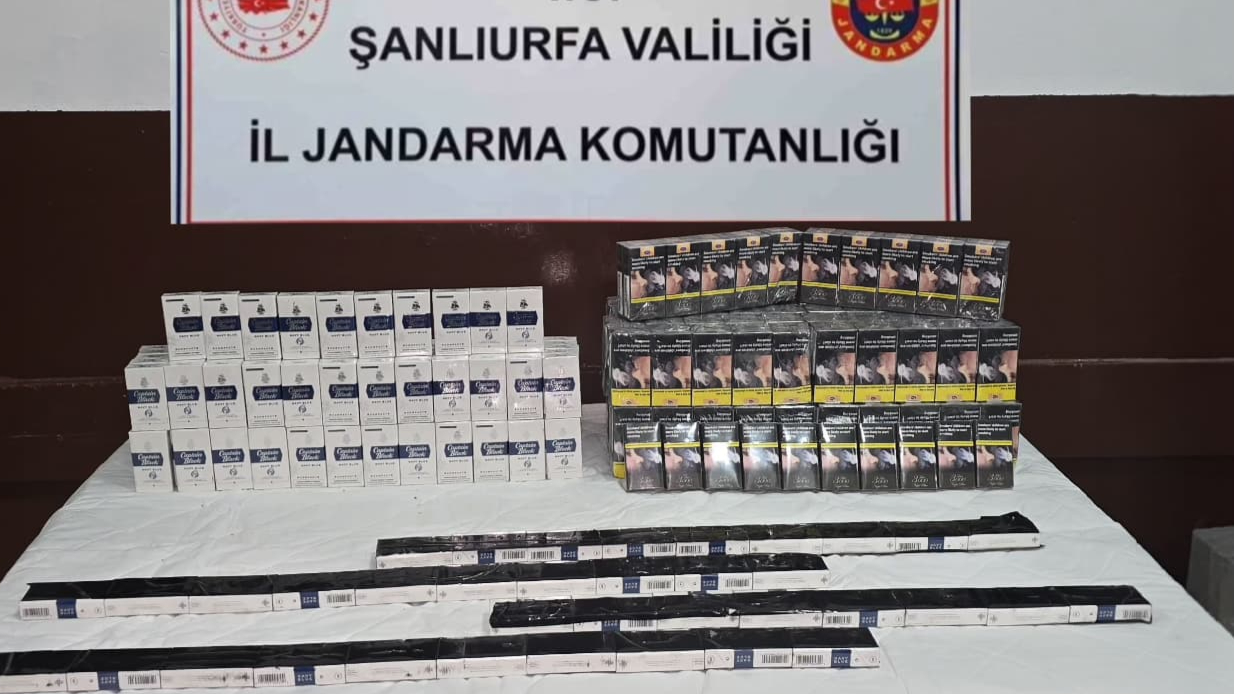 Şanlıurfa’da kaçak sigara operasyonu