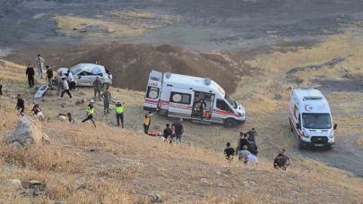 Otomobil uçuruma yuvarlandı: 1 ölü, 1 yaralı