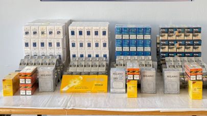 Şanlıurfa’da kaçak sigara, çay ve nargile tütünü operasyonu