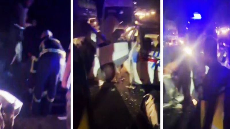 Ölüm yolunda feci kaza: 1 ölü, 3 yaralı