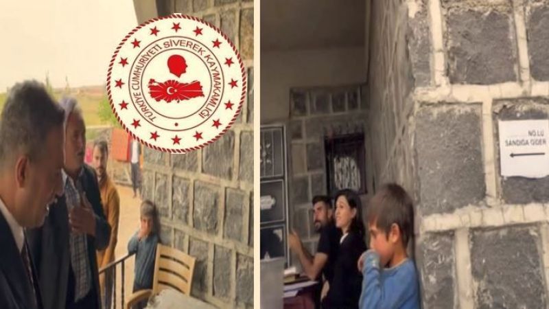 Urfa’da bir muhtarın evinde seçim sandığı kuruldu !