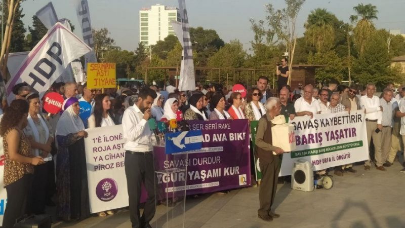 Topçu Meydanı'nda 1 Eylül açıklaması