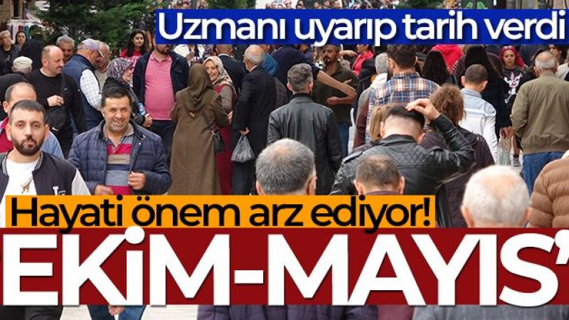 'Ekim-mayıs ayları Türkiye için grip salgını dönemi'