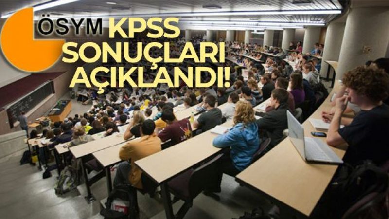 ÖSYM sonuçları açıklandı