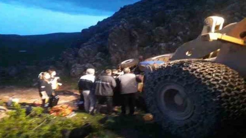 Çüngüş'te traktör kazası: 1 ölü, 1 ağır yaralı