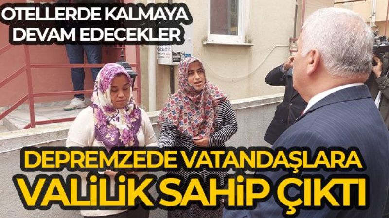 Depremzedeler otellerde kalacak! Parasını devlet ödeyecek