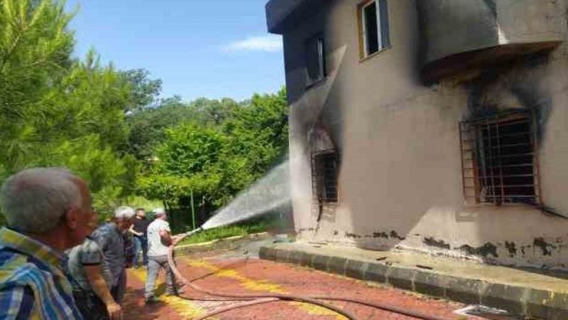 Kur'an kursunda çıkan yangın korkuttu