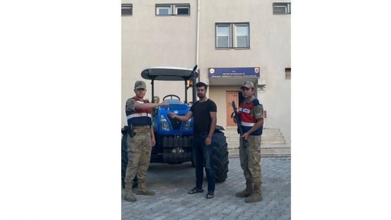 İki ay önce çalınan traktör sahibine teslim edildi