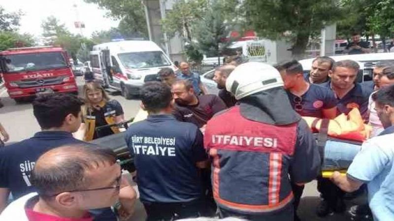 Siirt'te iki araç çarpıştı: 1 yaralı