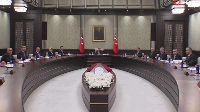Cumhurbaşkanlığı Kabinesi Beştepe'de toplandı
