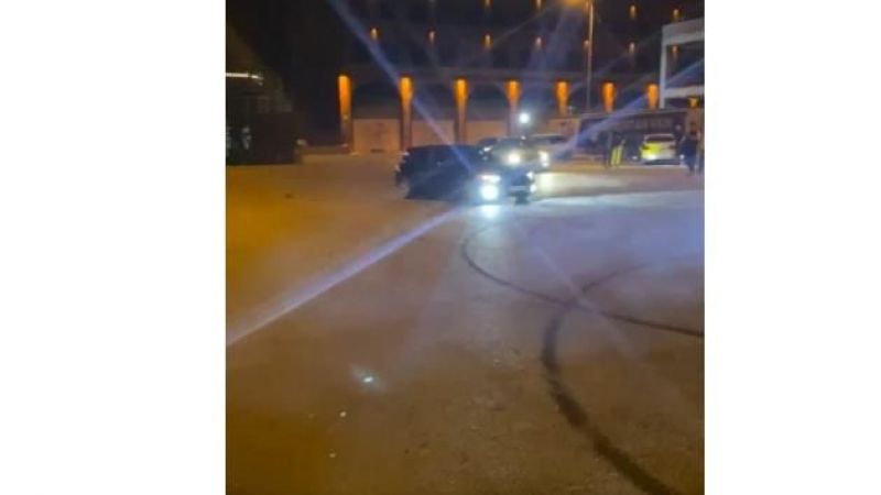 Drift atan sürücüye 20 bin 342 lira ceza