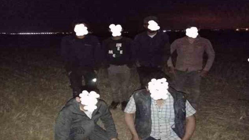 Kilis'te 5 düzensiz göçmen yakalandı