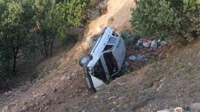 Otomobil şarampole yuvarlandı: 3 yaralı