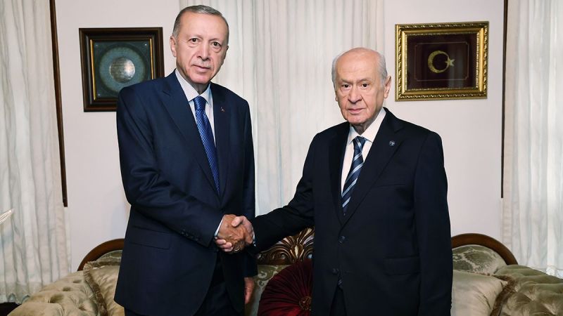 Erdoğan'dan Bahçeliye ziyaret