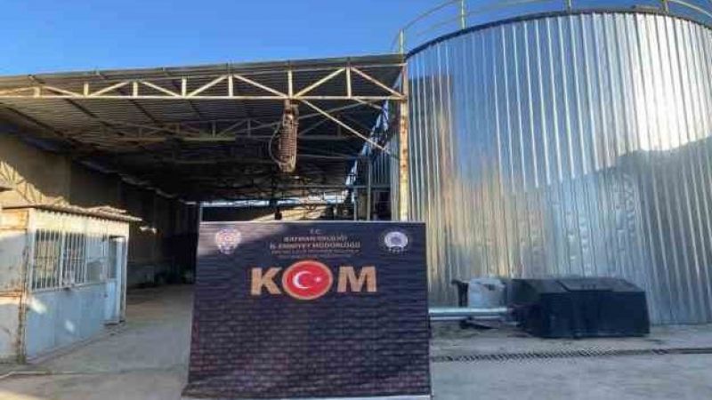 246 bin litre kaçak akaryakıt ele geçirildi