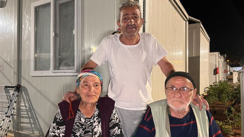 Konteyner kentin en yaşlı depremzedesi