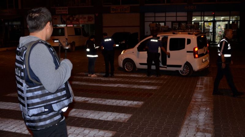 Halfeti'de polisten asayiş denetimi