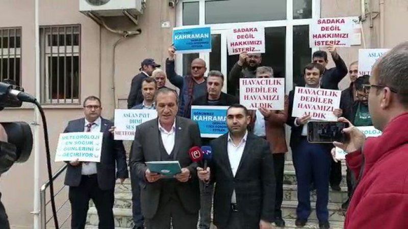 "Sadaka değil hakkımızı isteriz"