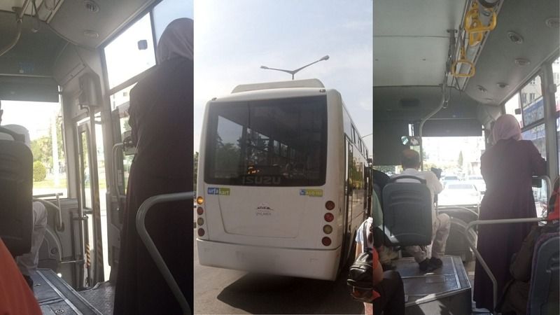 Urfa sıcağında klimasız yolculuk!