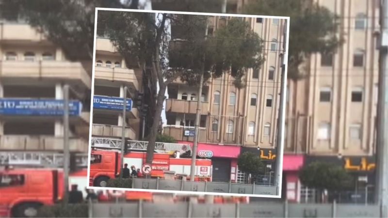 Ağır hasarlı binada yangın!