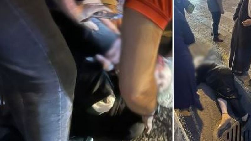 Ötobüsün çarptığı kadın hayatını kaybetti