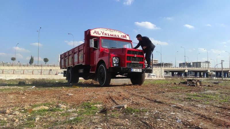 “Al Yazmalım” kamyonu Urfa’da ilgi odağı oldu