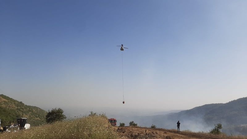 Orman yangını kontrol altına alındı