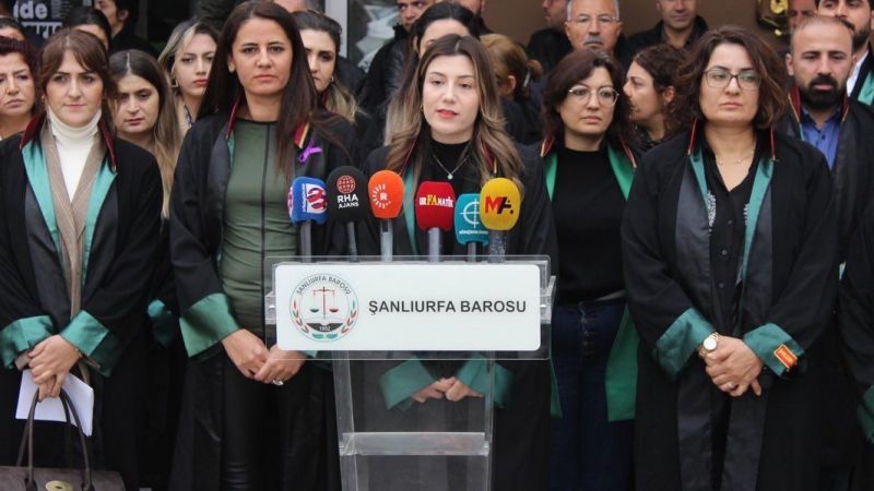 Bir tepkide Urfa Barosu'ndan