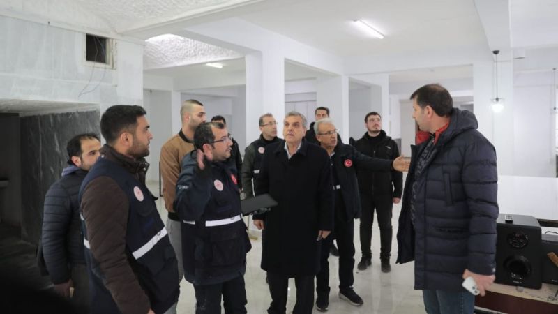 Beyazgül hasar tespit çalışmalarına eşlik etti