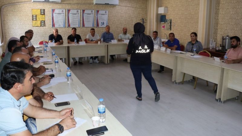 Belediye personeline ilk yardım eğitimi