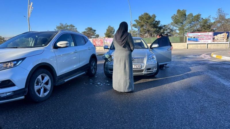 Urfa'da yollar buz pistine dönüştü