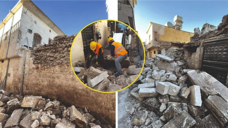 Urfa'nın tarihi sokaklarında bir çok ev mühürlendi