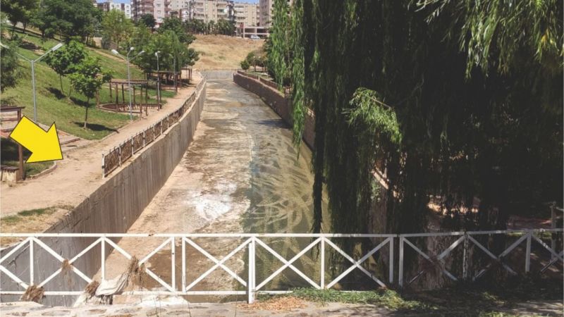 Akpiyar deresi tehlike yaratıyor
