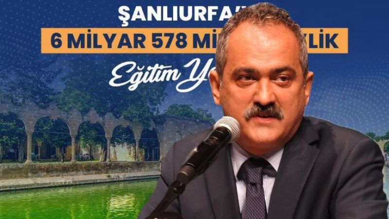 Özer’den Urfa’daki yatırımlara yönelik açıklama