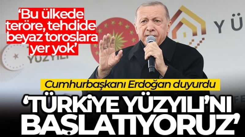“Teröre, tehdide, beyaz Toroslara yer yok!”