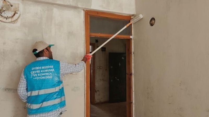 Boyacı timleri Eyyübiye'de selim tüm izlerini sildi